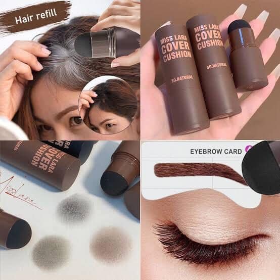 Eyebrow Stamp Shaping Kit Set Makeup Brow Waterproof Contour Stencil - Image 3