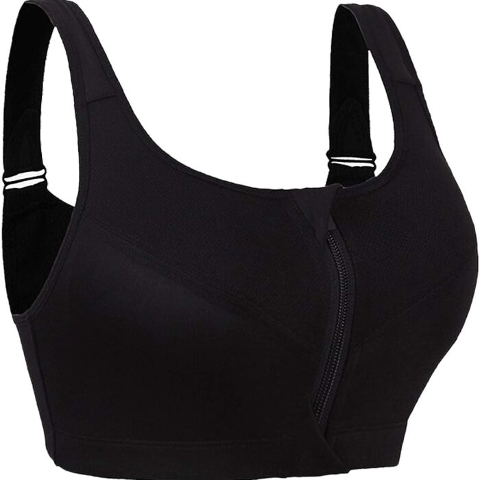 FRONT ZIPPER SEAMLESS BRA WITH REMOVABLE PADS - Finest Quality - Ajustable ( Pack of 2 )
