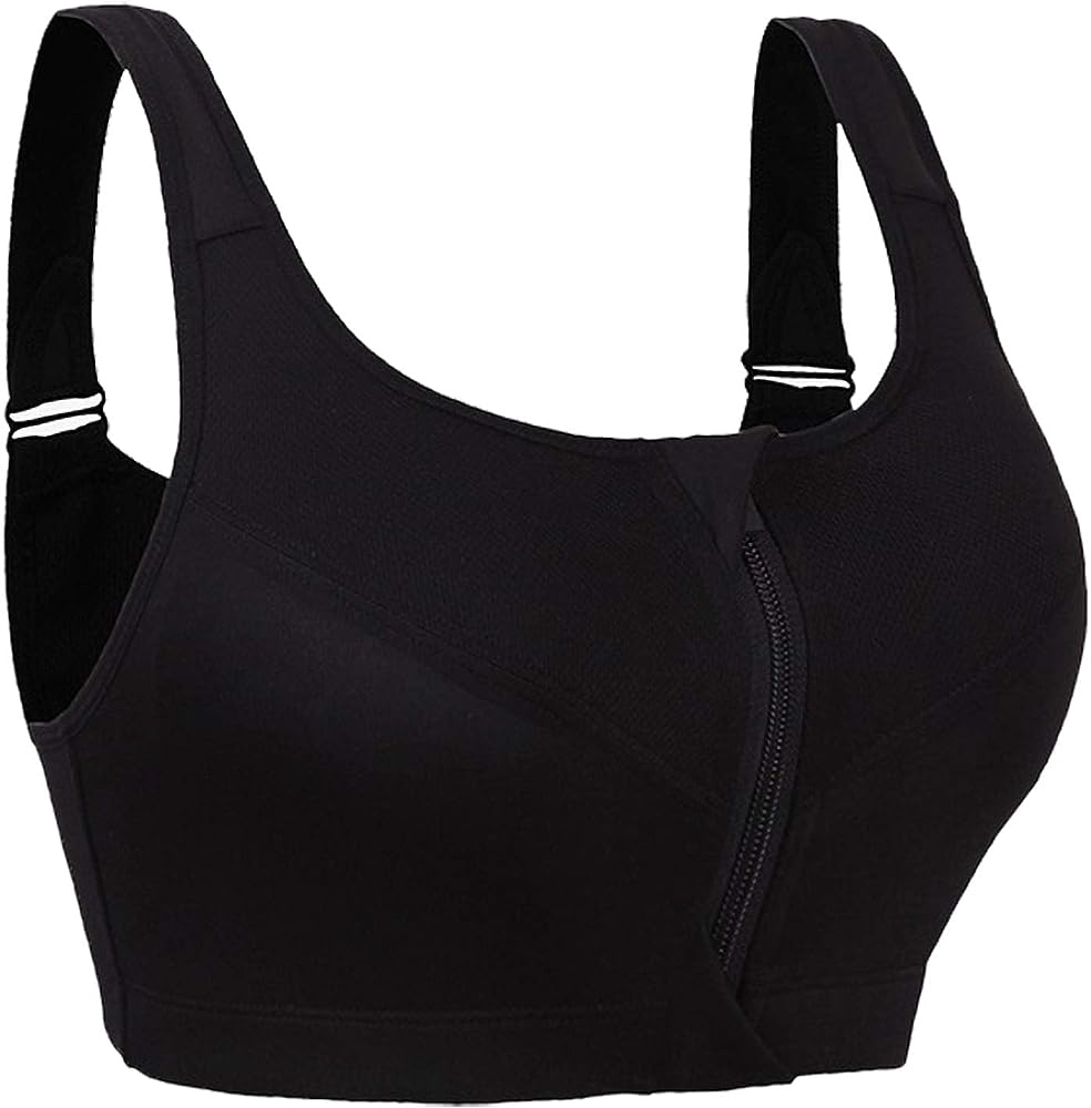 FRONT ZIPPER SEAMLESS BRA WITH REMOVABLE PADS - Finest Quality - Ajustable ( Pack of 2 )