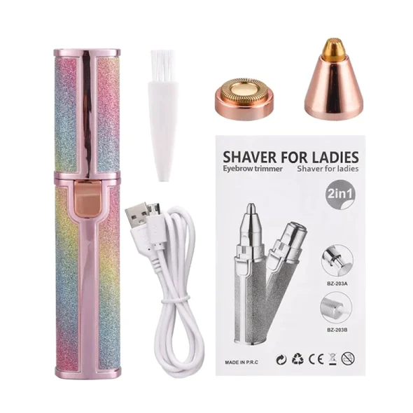 2 IN 1 ELECTRIC EYEBROW TRIMMER - Image 4