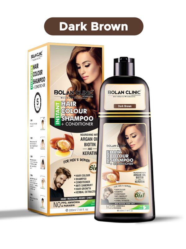 Instant Hair Color Shampoo + Conditioner– A Blend Of Herbal Extracts – For Men & Women