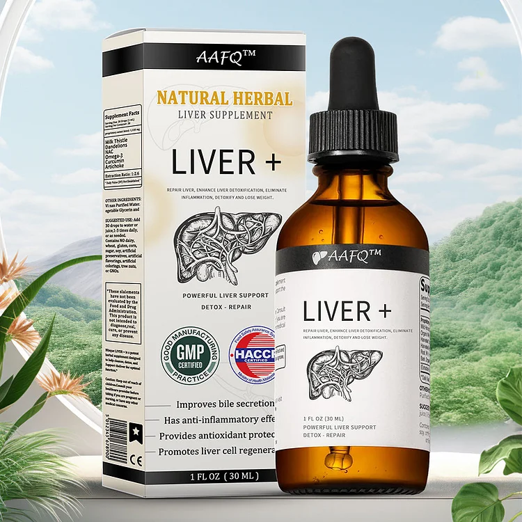 AAFQ™ Natural Herbal Liver Supplement – Powerful Liver Support – Detox & Repair – Herbal Supplements