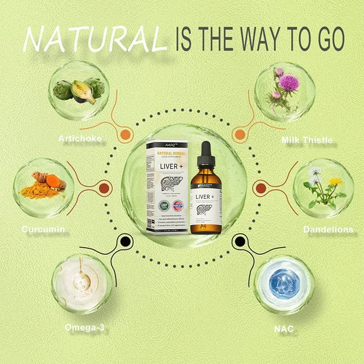 AAFQ™ Natural Herbal Liver Supplement – Powerful Liver Support – Detox & Repair – Herbal Supplements - Image 2