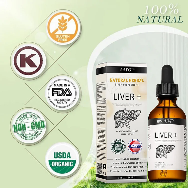 AAFQ™ Natural Herbal Liver Supplement – Powerful Liver Support – Detox & Repair – Herbal Supplements - Image 4