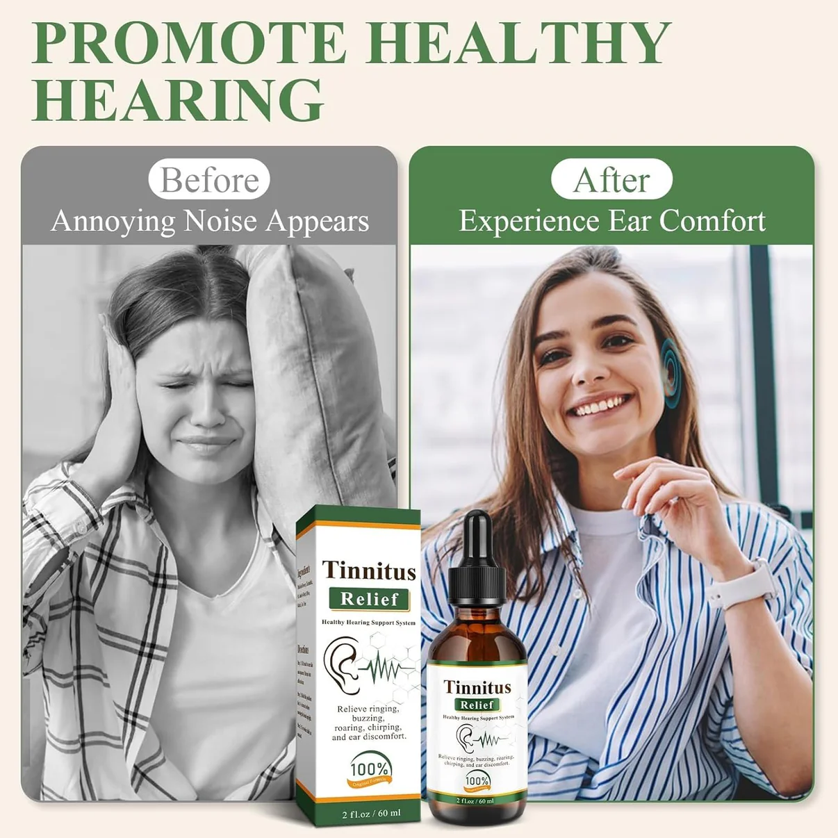 Tinnitus Relief Drops (کان کےتمام مسائل کےلیے) || ORGANIC - Image 7