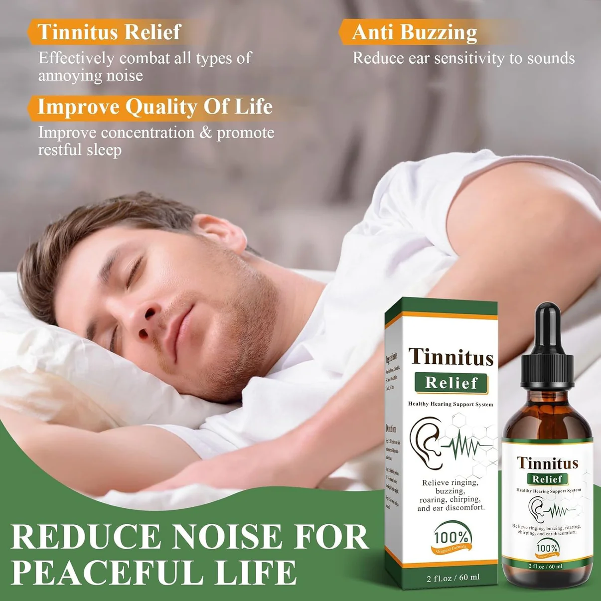Tinnitus Relief Drops (کان کےتمام مسائل کےلیے) || ORGANIC - Image 6