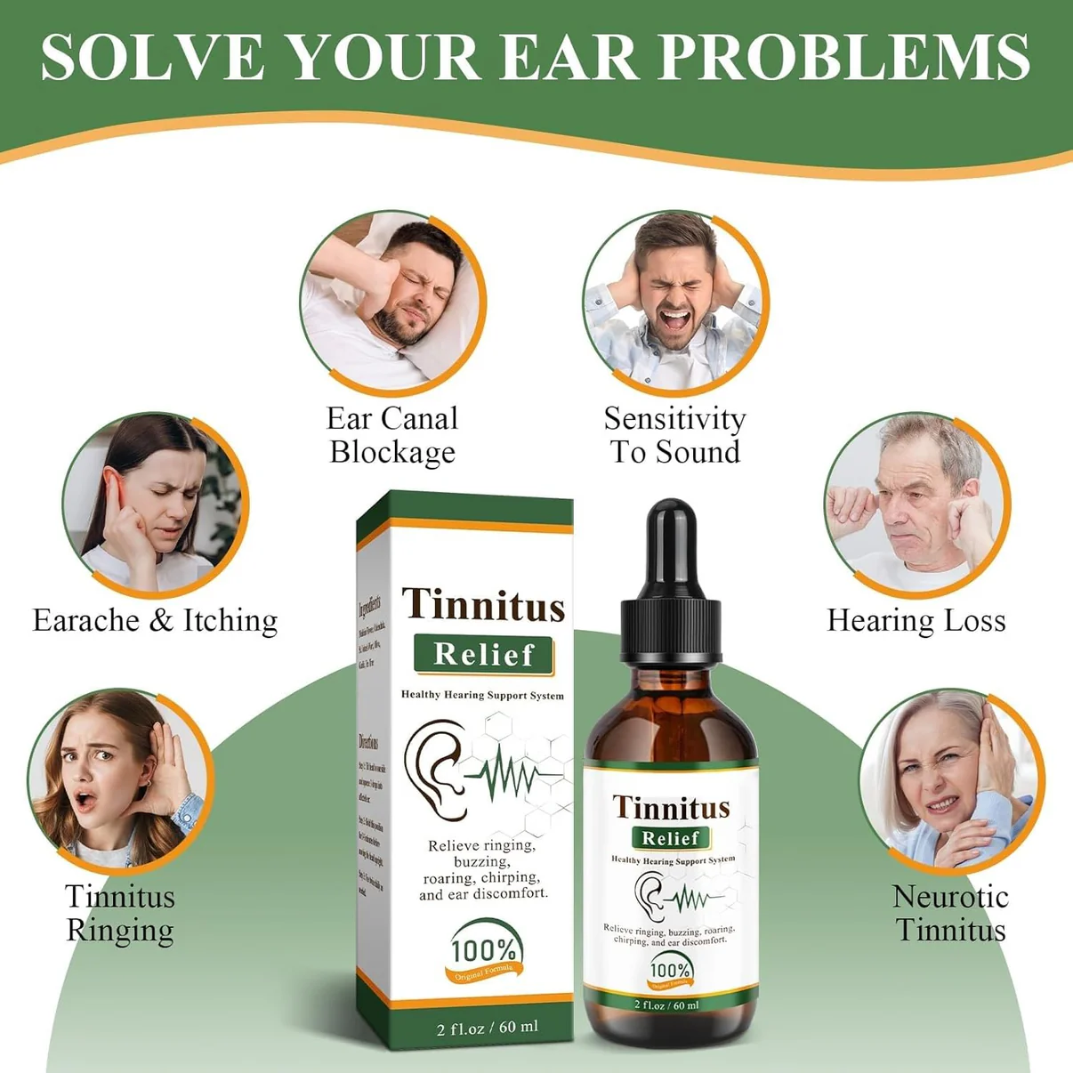Tinnitus Relief Drops (کان کےتمام مسائل کےلیے) || ORGANIC - Image 4