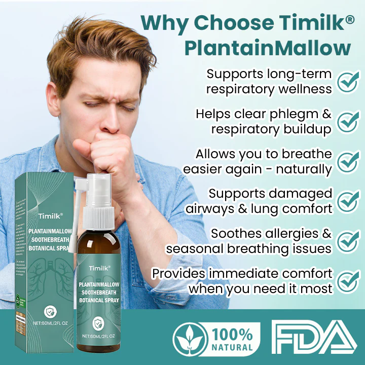Timilk® PlantainMallow SootheBreath Botanical Spray - Image 2